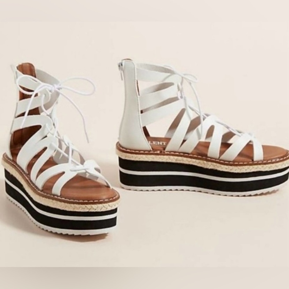 Anthropologie Silent D Boho Platform Sandals - image 3